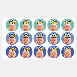 GEPERSONALISEERDE foto gezicht stickers partij kro