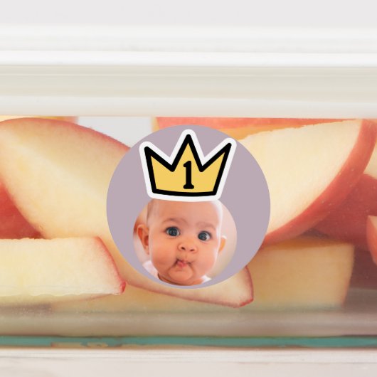 GEPERSONALISEERDE foto gezicht stickers partij kro (Aangebracht)