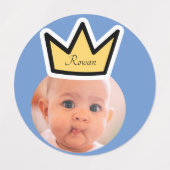 GEPERSONALISEERDE foto gezicht stickers partij min (Design 2)