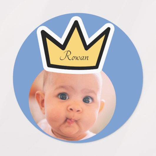 GEPERSONALISEERDE foto gezicht stickers partij min (Design 2)