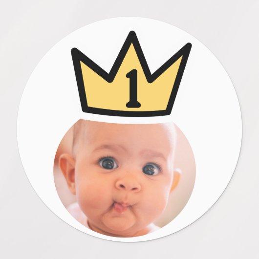 GEPERSONALISEERDE foto gezicht stickers partij pet (Design 1)