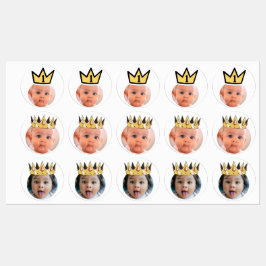 GEPERSONALISEERDE foto gezicht stickers partij pet