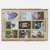 Gepersonaliseerde foto gooien deken (Voorkant)