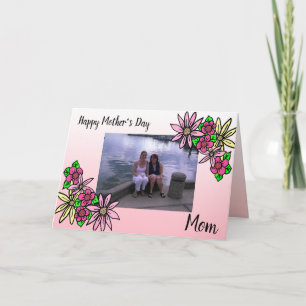 Gepersonaliseerde foto Happy Moederdag Kaart