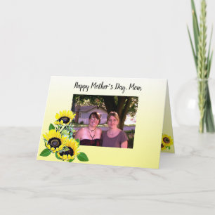 Gepersonaliseerde foto Happy Moederdag Kaart