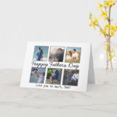 Gepersonaliseerde foto Happy Vaderdag Kaart (Gele Bloem)