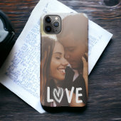 Gepersonaliseerde foto Hartliefde iPhone 16 Hoesje