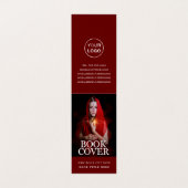 Gepersonaliseerde foto, het nieuwe boek van de aut visitekaartje (Binnenkant ongevouwen)