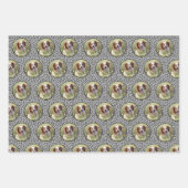 Gepersonaliseerde foto hond inpakpapier vel (Voorkant)