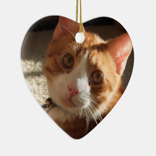 Gepersonaliseerde foto-hoofdversiering keramisch ornament (Rechts)