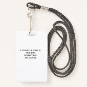 Gepersonaliseerde foto-ID Reporter Press Staff Pas Badge (Achterkant met draagriem)