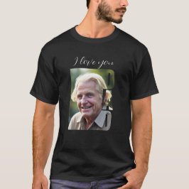 Gepersonaliseerde foto - Ik hou van je pap | DP7 T-shirt