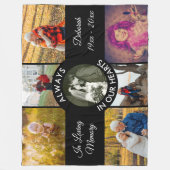 Gepersonaliseerde foto in het liefhebben van geheu fleece deken (Voorkant)