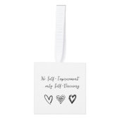 Gepersonaliseerde foto Inspirerend kubus Ornament (Voorkant)