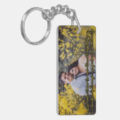 Gepersonaliseerde Foto instagram Collage Sleutelha Sleutelhanger (Voorkant Links)