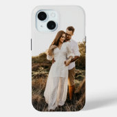 Gepersonaliseerde foto iPhone 15 Hoesje (Achterkant)