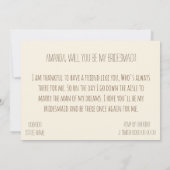 Gepersonaliseerde foto is mijn kaart (Achterkant)