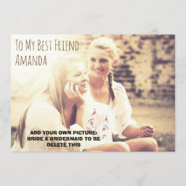 Gepersonaliseerde foto is mijn kaart