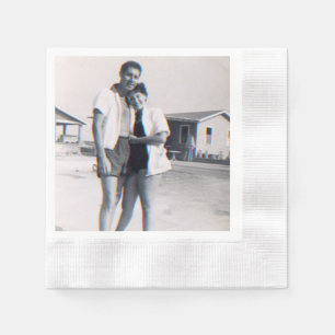 Gepersonaliseerde foto Jubileum Party servetten