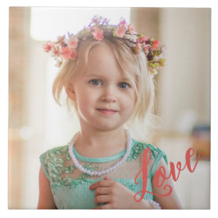 Gepersonaliseerde foto keramische Tegel Tegeltje