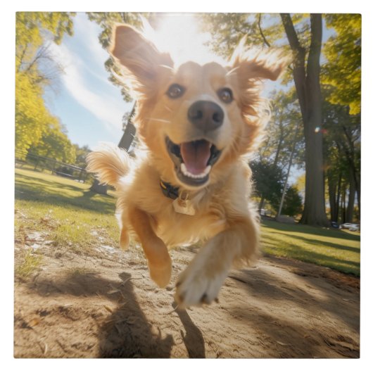 Gepersonaliseerde foto keramische Tegel Tegeltje (Voorkant)