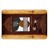 Gepersonaliseerde foto, KERK MAGNETEN. De gunsten  Magneet (Horizontaal)