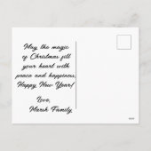 Gepersonaliseerde Foto Kerst Kaart – Custom Holida (Achterkant)