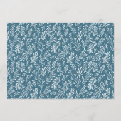 Gepersonaliseerde foto Kerst met kerstflans Feestdagenkaart (Achterkant)