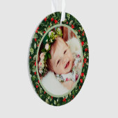 Gepersonaliseerde Foto Kerst Ornament Gift (voorkant)