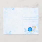 Gepersonaliseerde FOTO-kerstversiering Post-Kaart Feestdagenkaart (Achterkant)