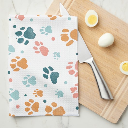 Gepersonaliseerde Foto Keuken Handdoeken (Quarter Fold)