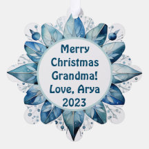 Gepersonaliseerde foto Kleinkind's Kerstversiering