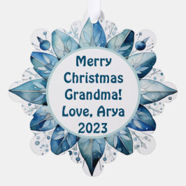 Gepersonaliseerde foto Kleinkind's Kerstversiering Ornament Kaart