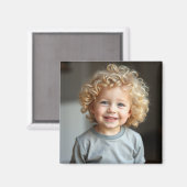 Gepersonaliseerde foto koelkast van het kind magneet (Voorkant / Achterkant)