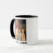 Gepersonaliseerde Foto Koffie Mok, Aangepaste Oma  Mok (Voorkant links)