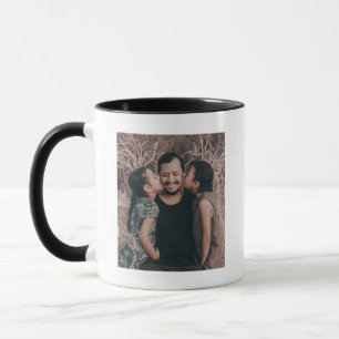 Gepersonaliseerde Foto Koffie Mok, Minimalist Dad Mok