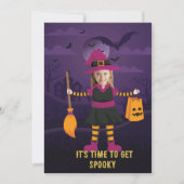 Gepersonaliseerde Foto Kostuum Party Halloween Kin Kaart (Voorkant)