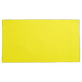 Gepersonaliseerde foto kunstwerk geel gekleurd paa kussensloop (Voorkant-Rechts)