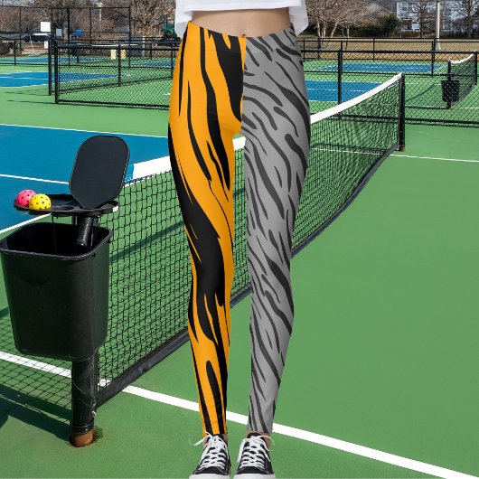 Gepersonaliseerde foto Leopard Wild Cat Pattern An Leggings