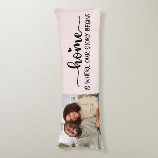 Gepersonaliseerde foto lichaamskussen (Voorkant Verticaal)