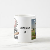 Gepersonaliseerde Foto Liefde Honkbal Speler Mok (Center)