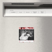 Gepersonaliseerde foto magneet Bloed Splatter Vamp (Insitu (Vaatwasser))