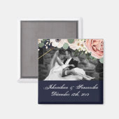 Gepersonaliseerde foto magneet geometrische tuin m (Voorkant / Achterkant)