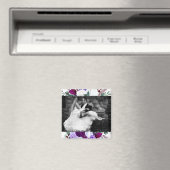 Gepersonaliseerde foto Magneet Lavendel Hibiscus o (Insitu (Vaatwasser))