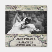 Gepersonaliseerde foto magneet leger OCP Camo Unif (Voorkant)