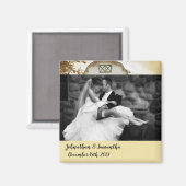 Gepersonaliseerde foto magneet Sunset Barn Country (Voorkant / Achterkant)