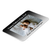 Gepersonaliseerde Foto Magnet voor Vaderdag Magneet (Linkerzijde)