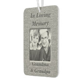 Gepersonaliseerde foto Memorial luchtverfrisser (Links)