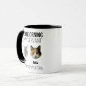 Gepersonaliseerde foto met 2 katten mok (Voorkant links)