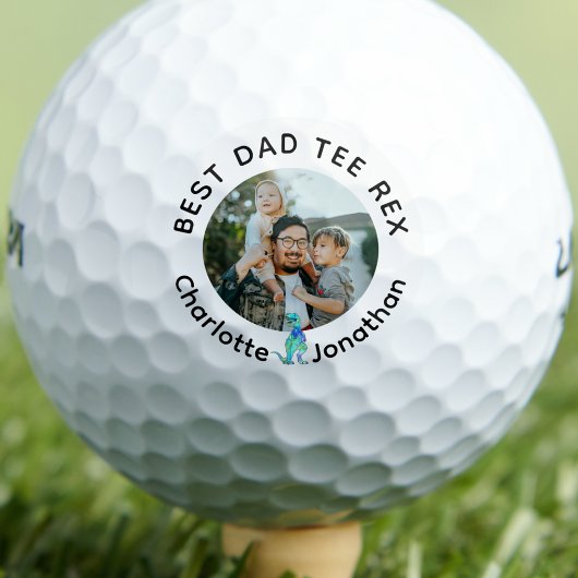 Gepersonaliseerde foto met eigen tekst golfballen